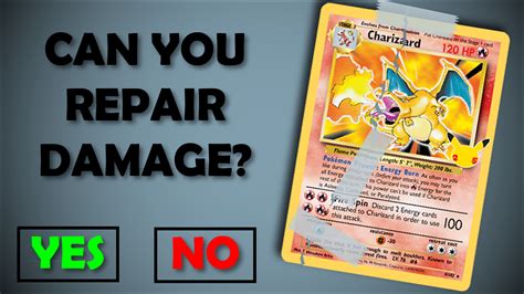 Repairing Damaged Pokémon Cards (Guide) .